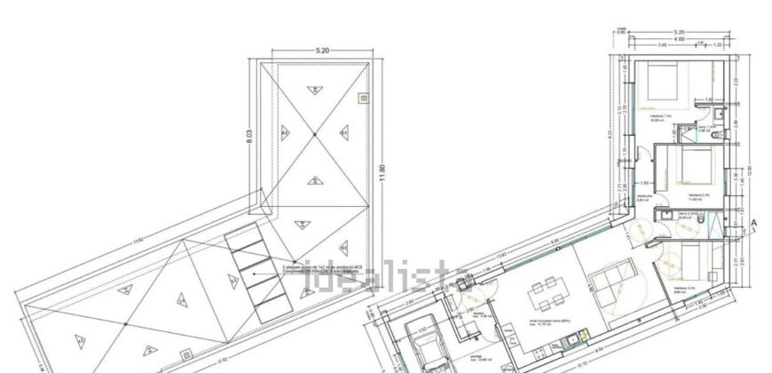 Maison individuelle neuve avec jardin et garage