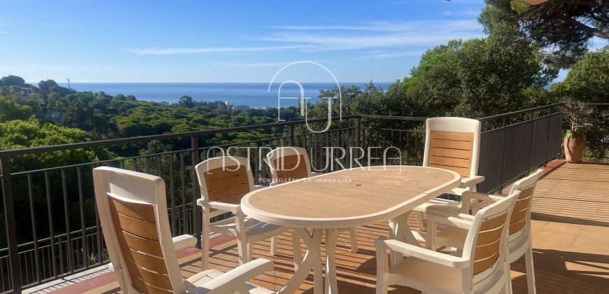 Grande maison avec piscine, vue sur la mer et plus de 2.200 m2 de terrain